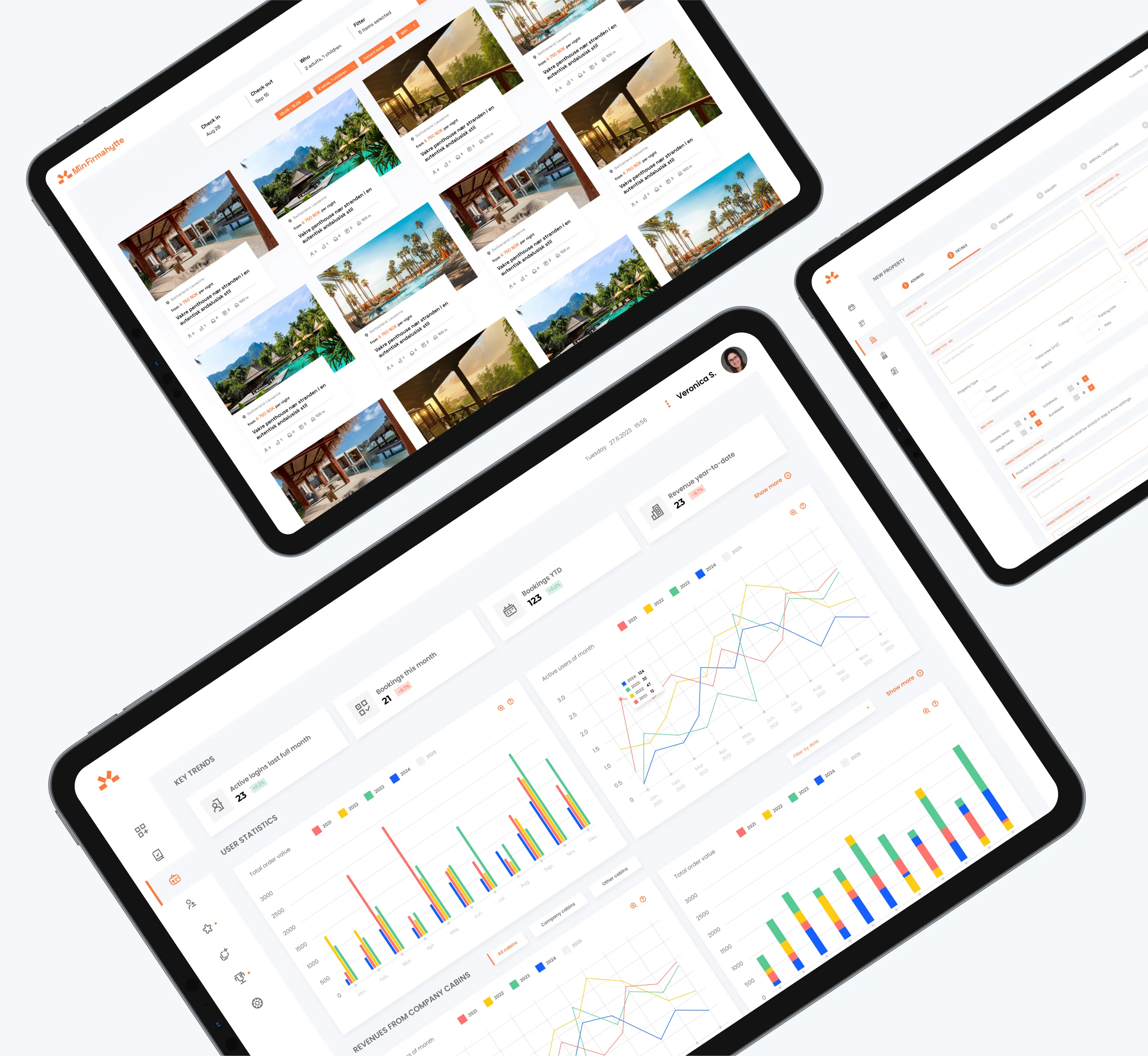 MinFirmahytte plattform — booking og dashboard